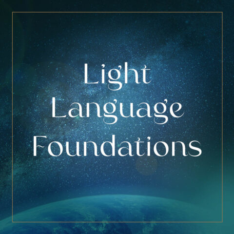 Light Language foundations over earth from space